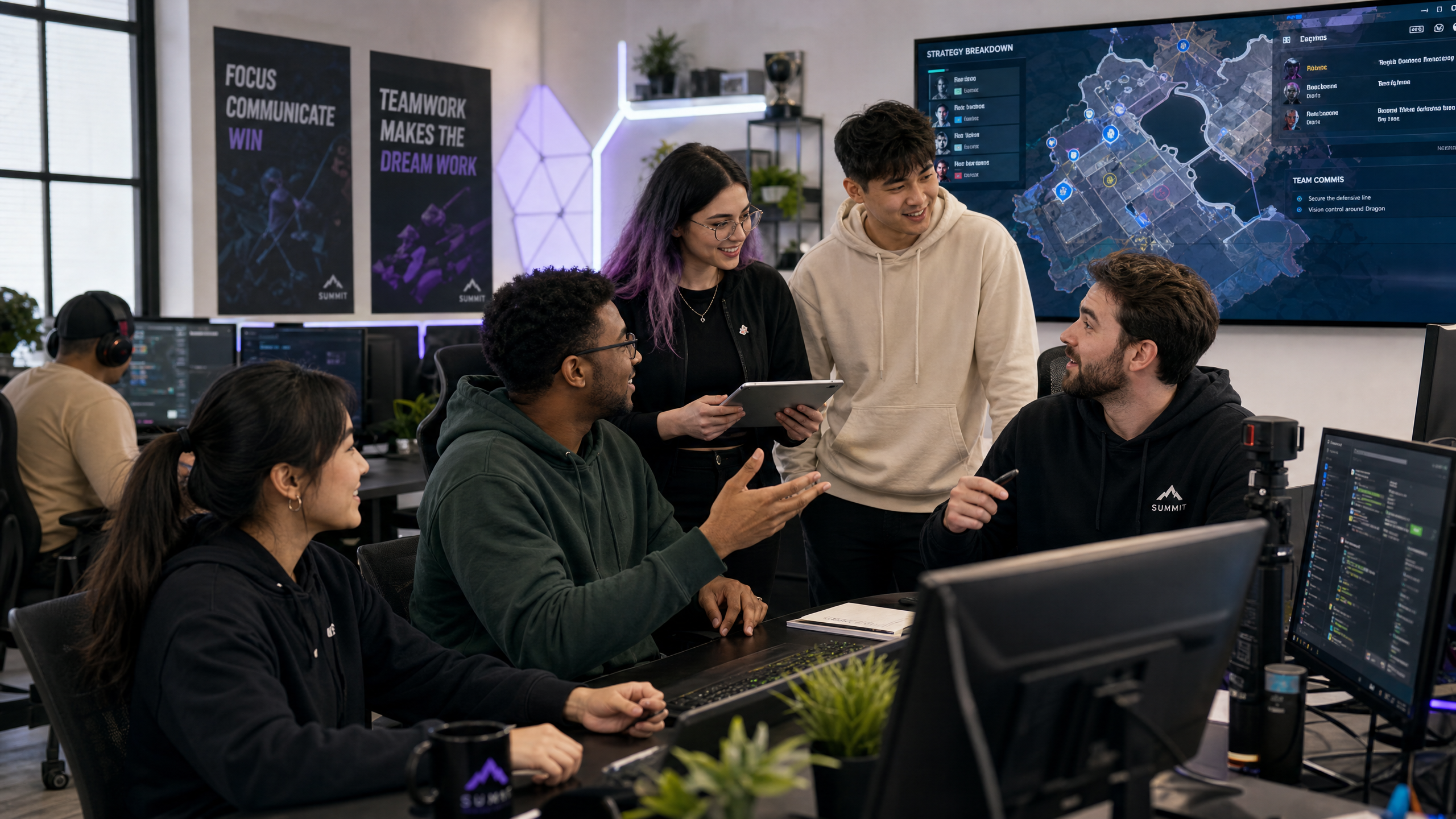 PlayoffZone team working together